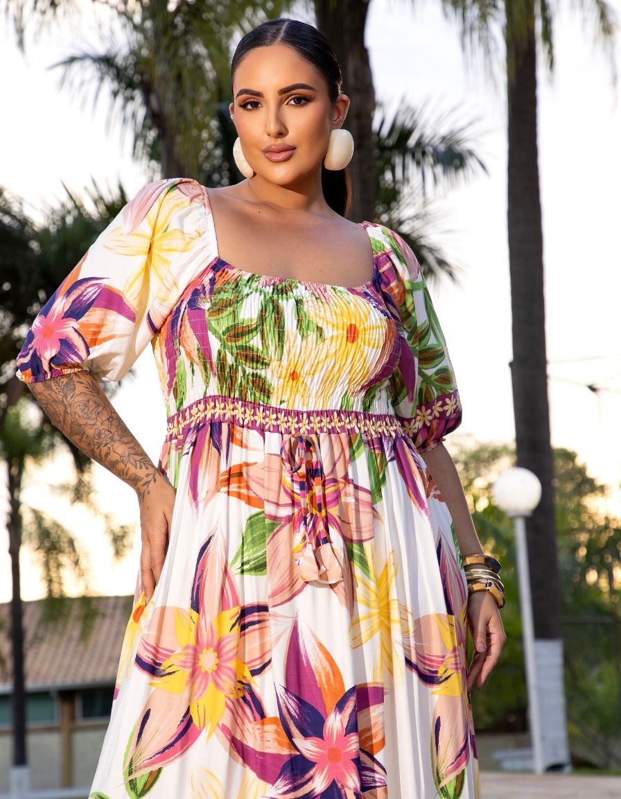 Vestido Square Elastex