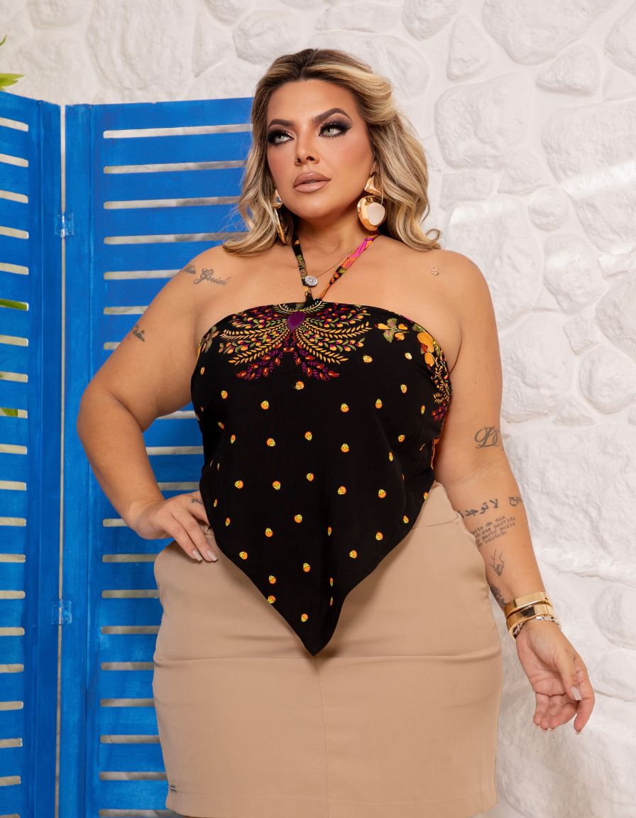 Cropped Lenço