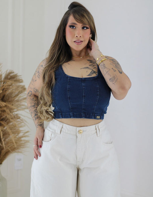 Cropped Jeans