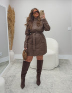 Vestido Couro