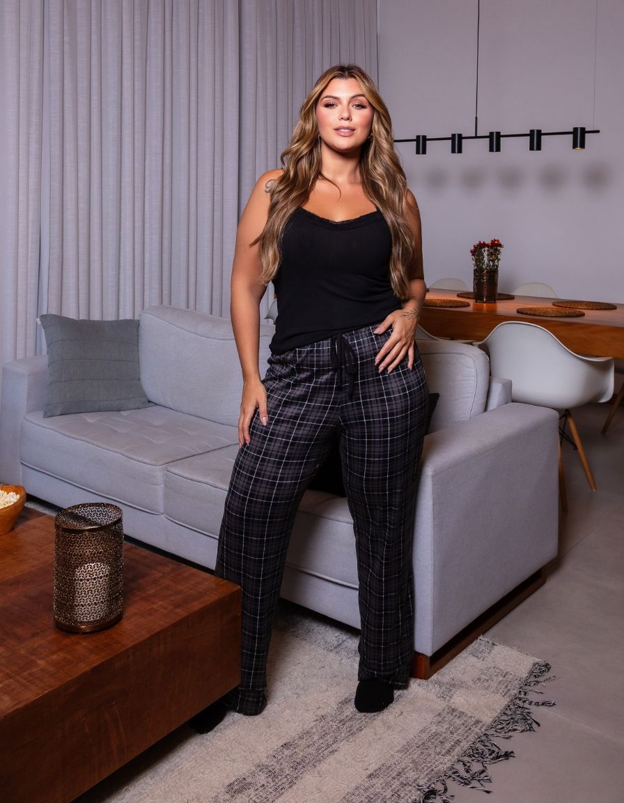 Conjunto Pijama Xadrez