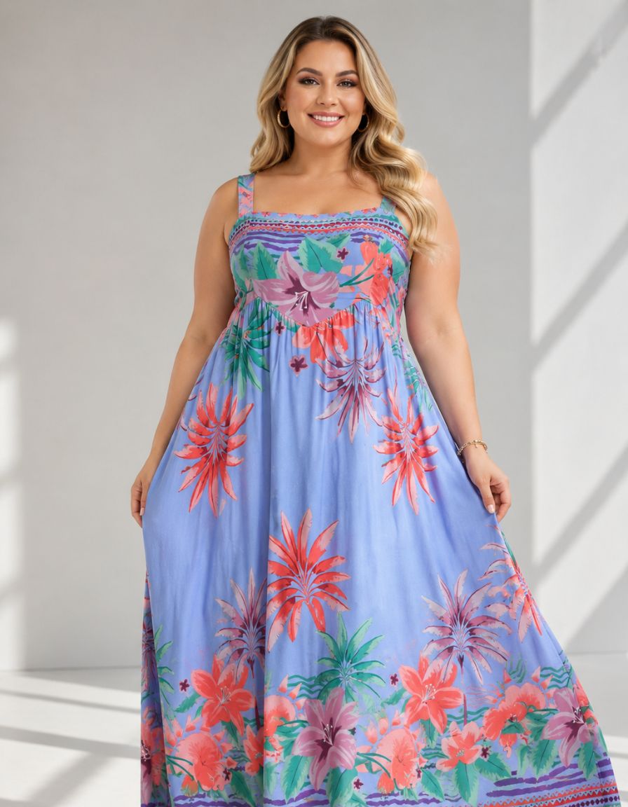 Vestido Tropical Mint