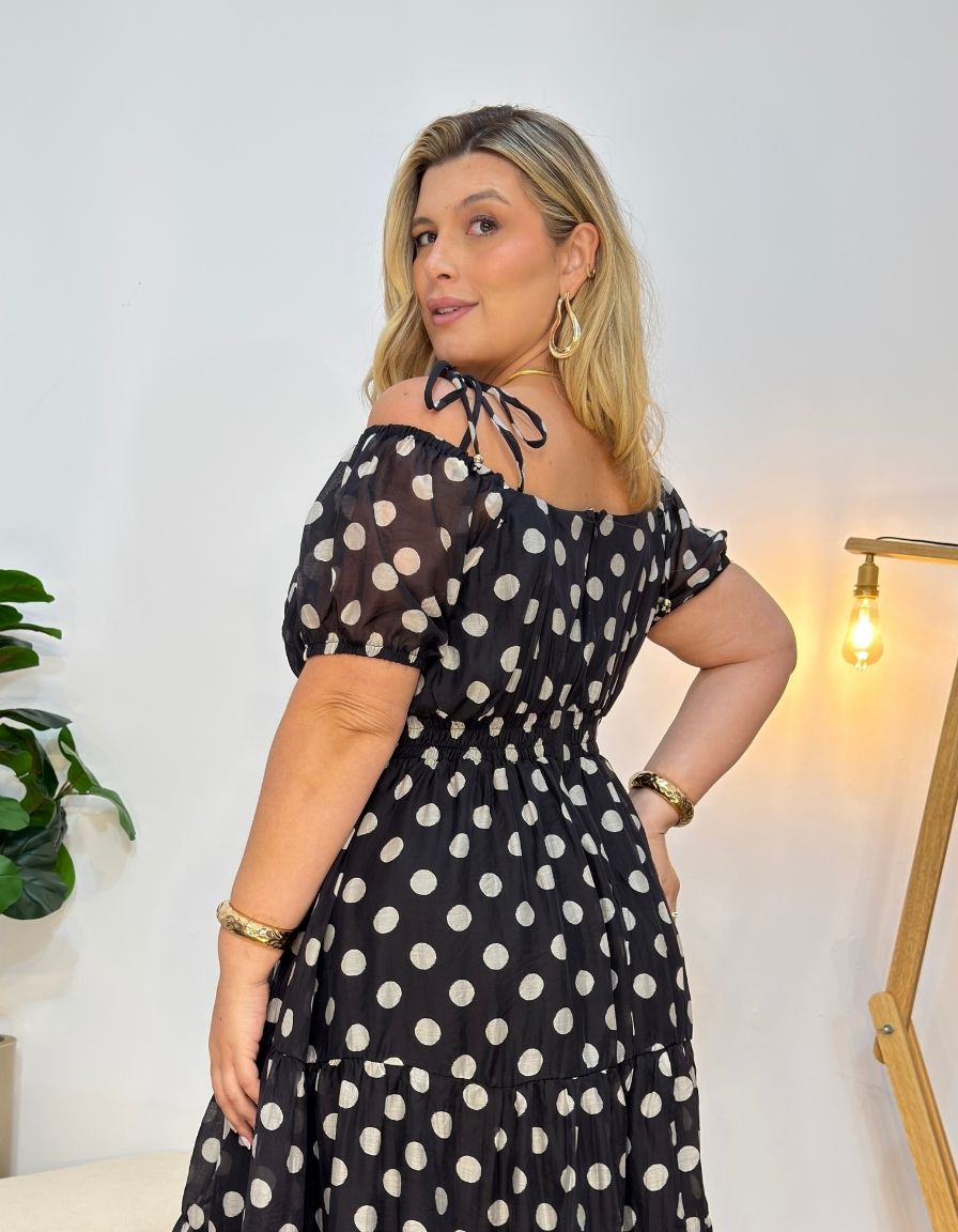 Vestido Poá