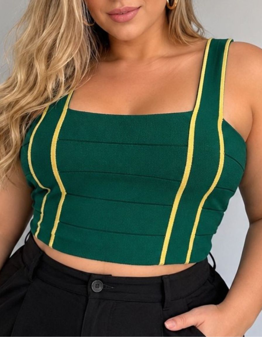 Cropped Tricot Brasil