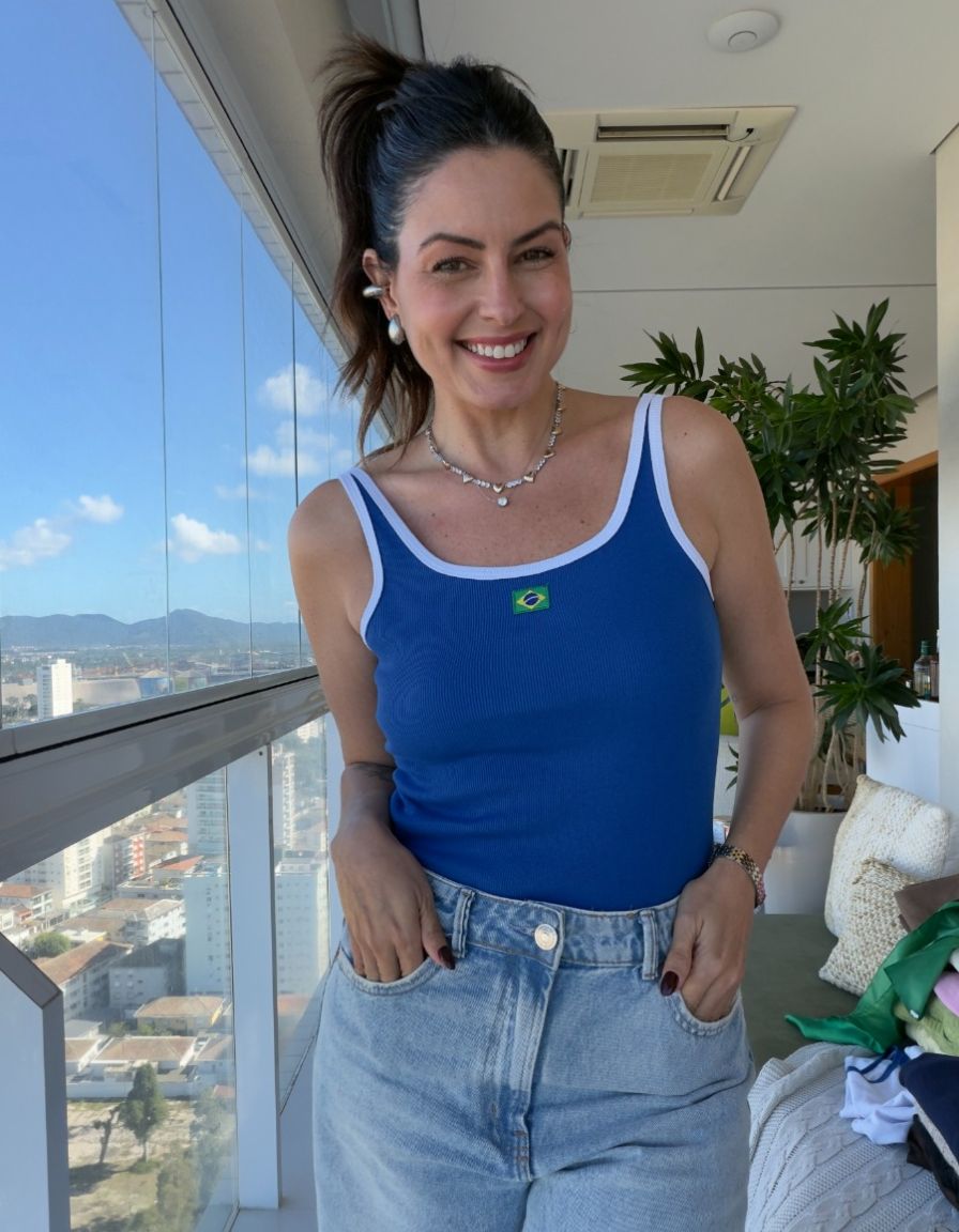 Blusa Regata Brasil