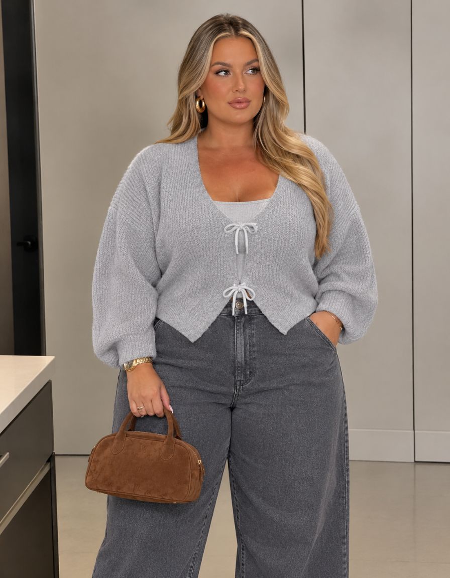 Blusa Laço Tricot