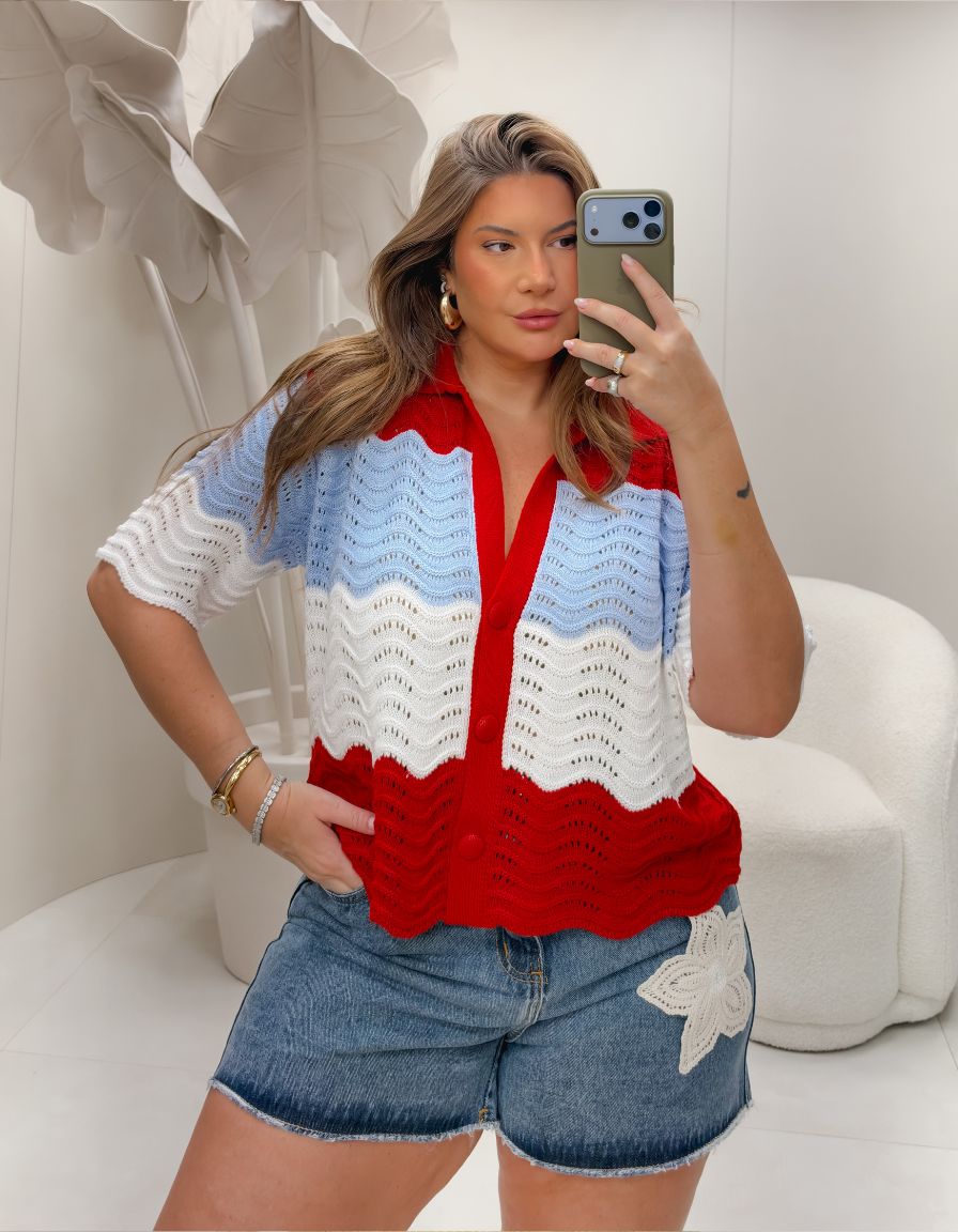 Blusa Náutica