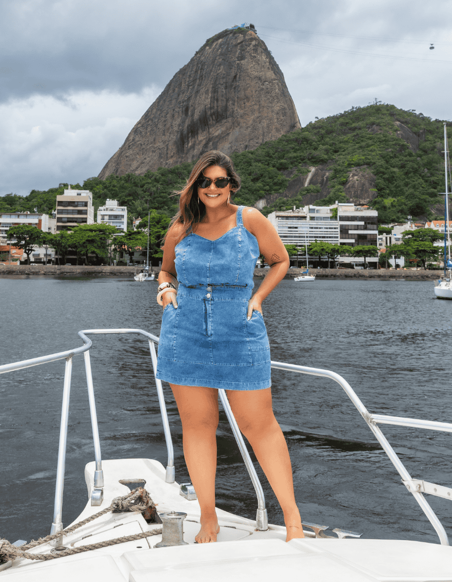 Saia Curta Denim light
