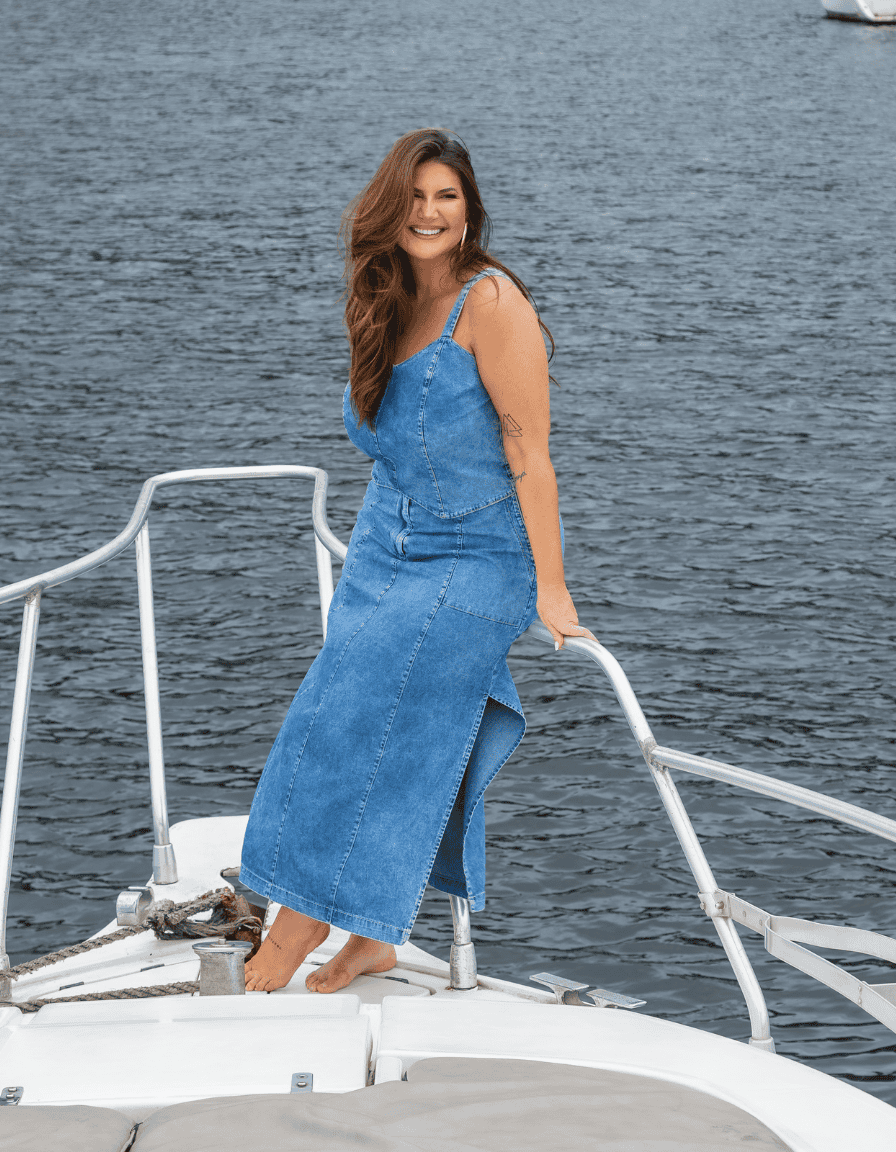 Saia Midi Denim light