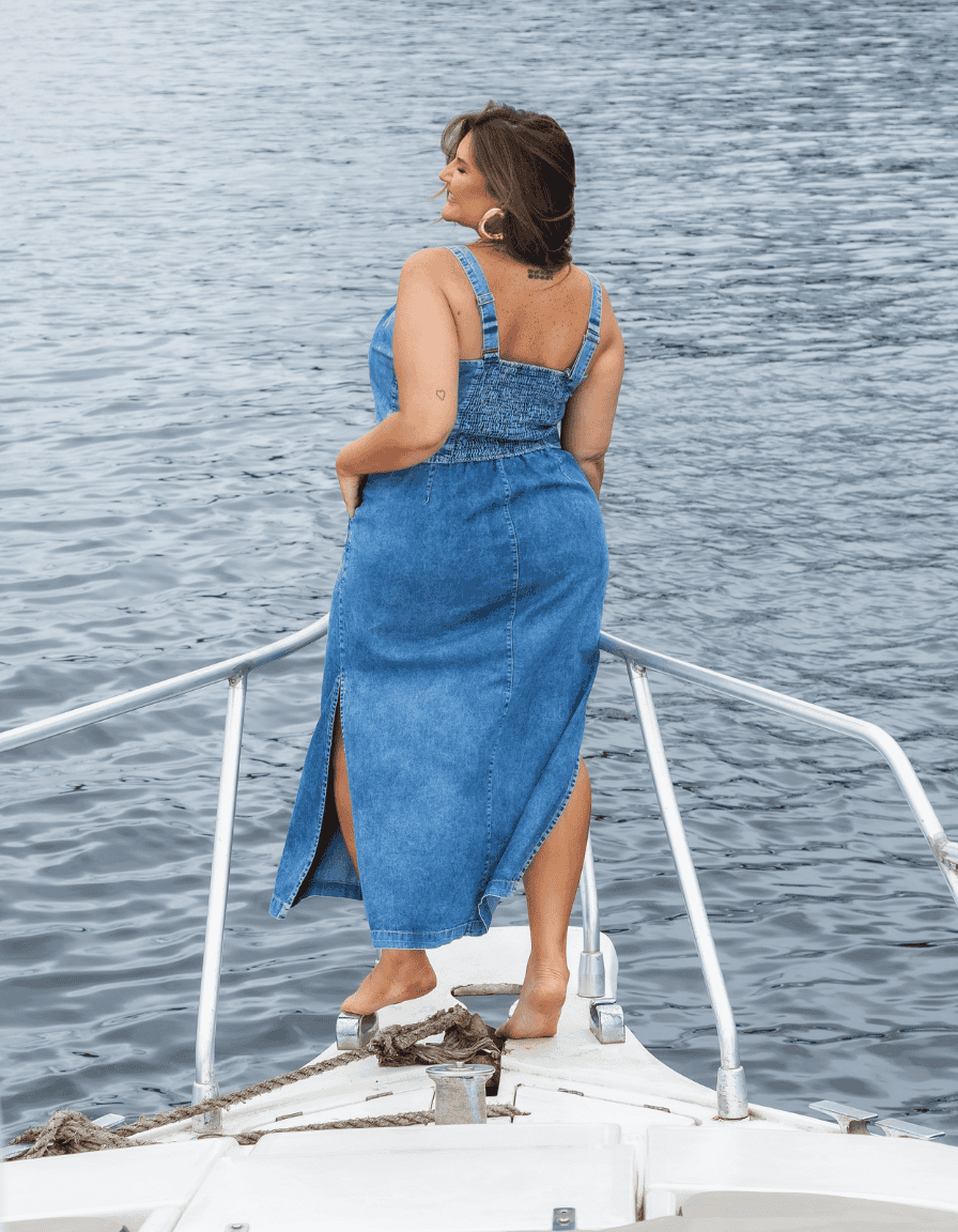 Saia Midi Denim light