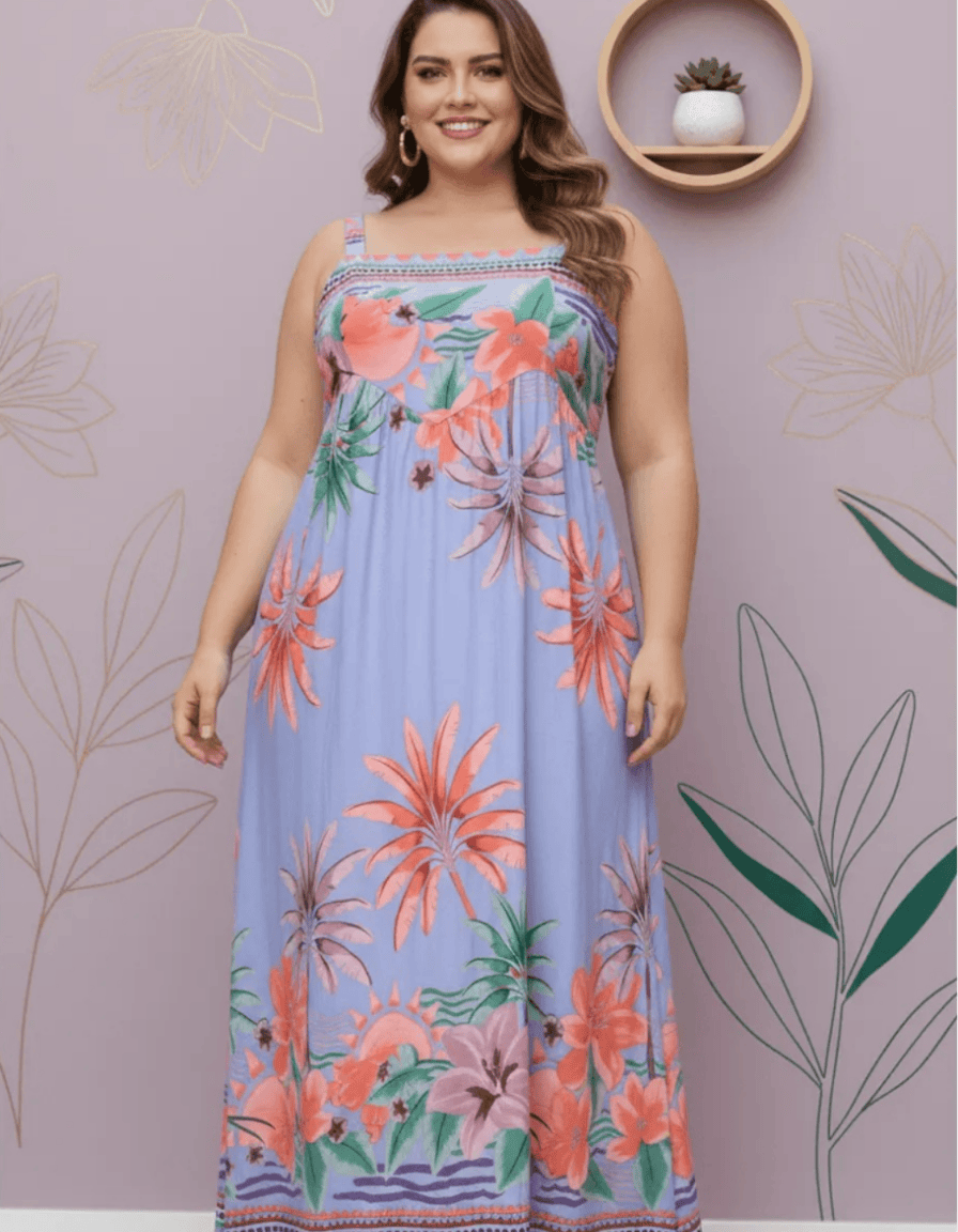 Vestido Tropical Mint