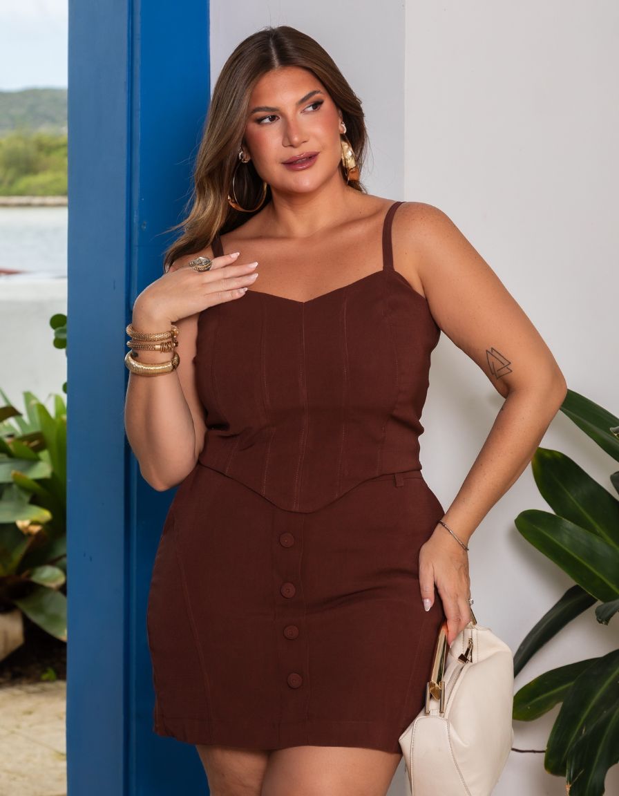 Conjunto Corselet Valentina