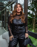 Corselet Couro