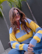 Blusa Polo Listrada Brasil