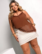 Blusa Renda Bordada