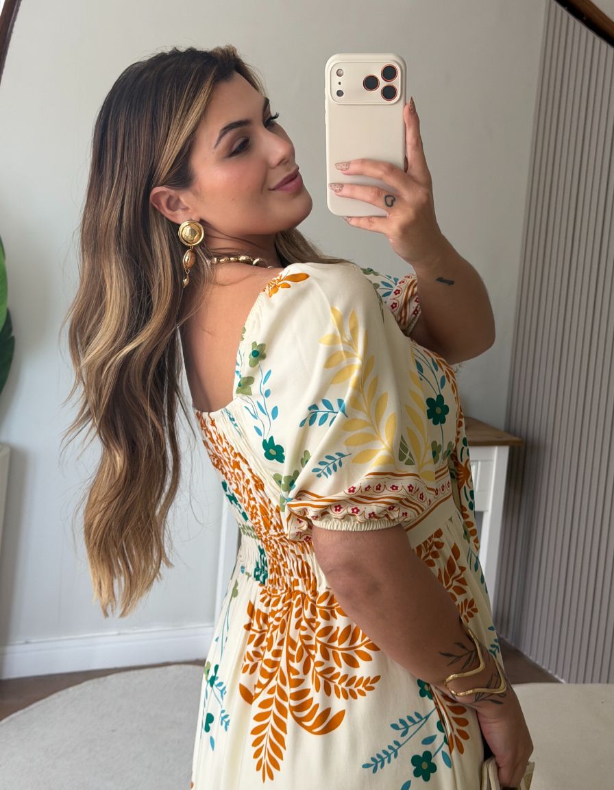 Vestido Musa Laranja