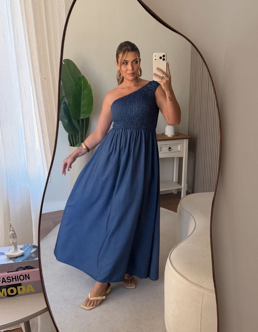 Vestido Carol Nula Manga