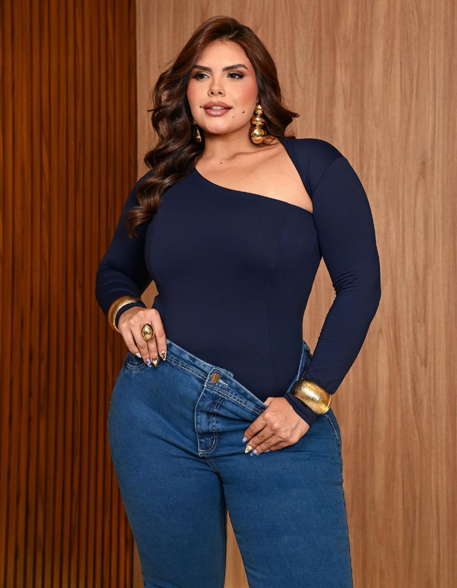 Calça Jeans com Cinta Modeladora