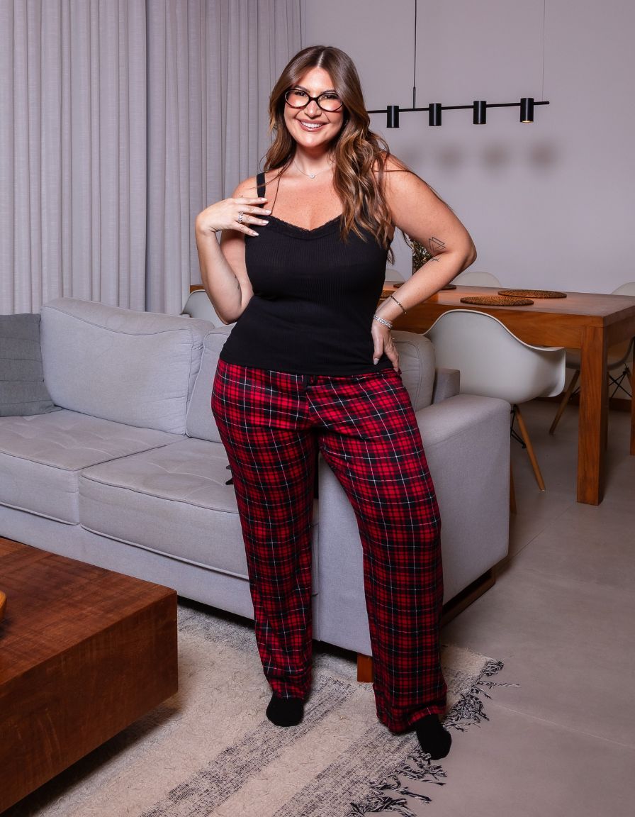 Conjunto Pijama Xadrez
