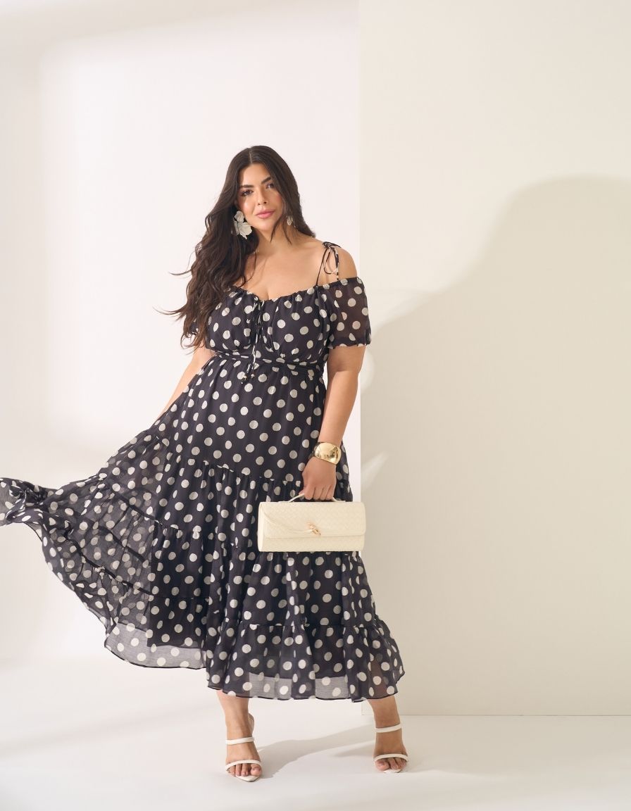 Vestido Poá