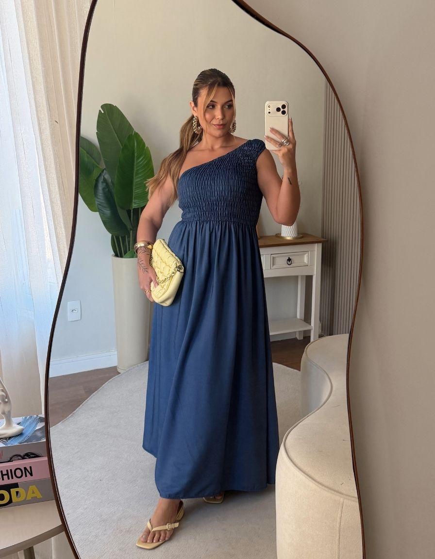 Vestido Carol Nula Manga
