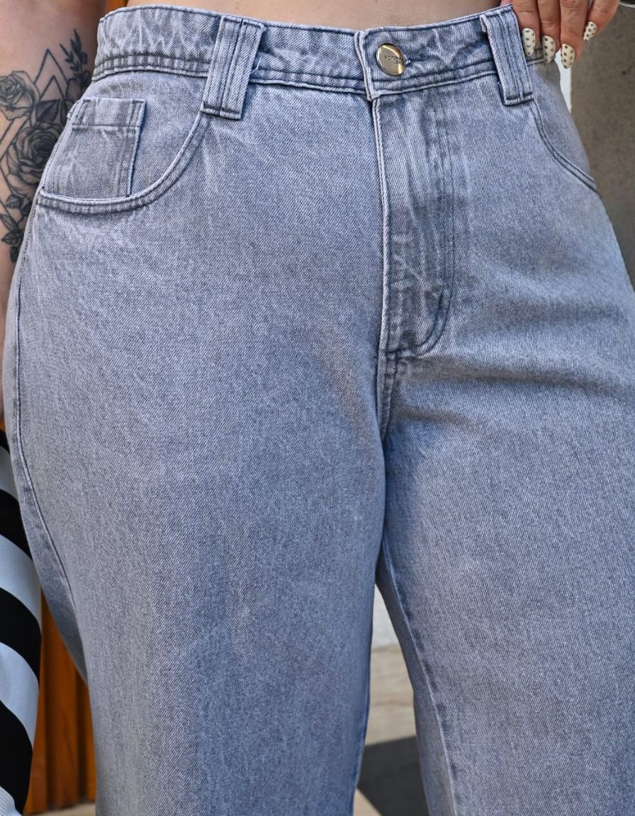 Calça Wid Leg Marmorizada