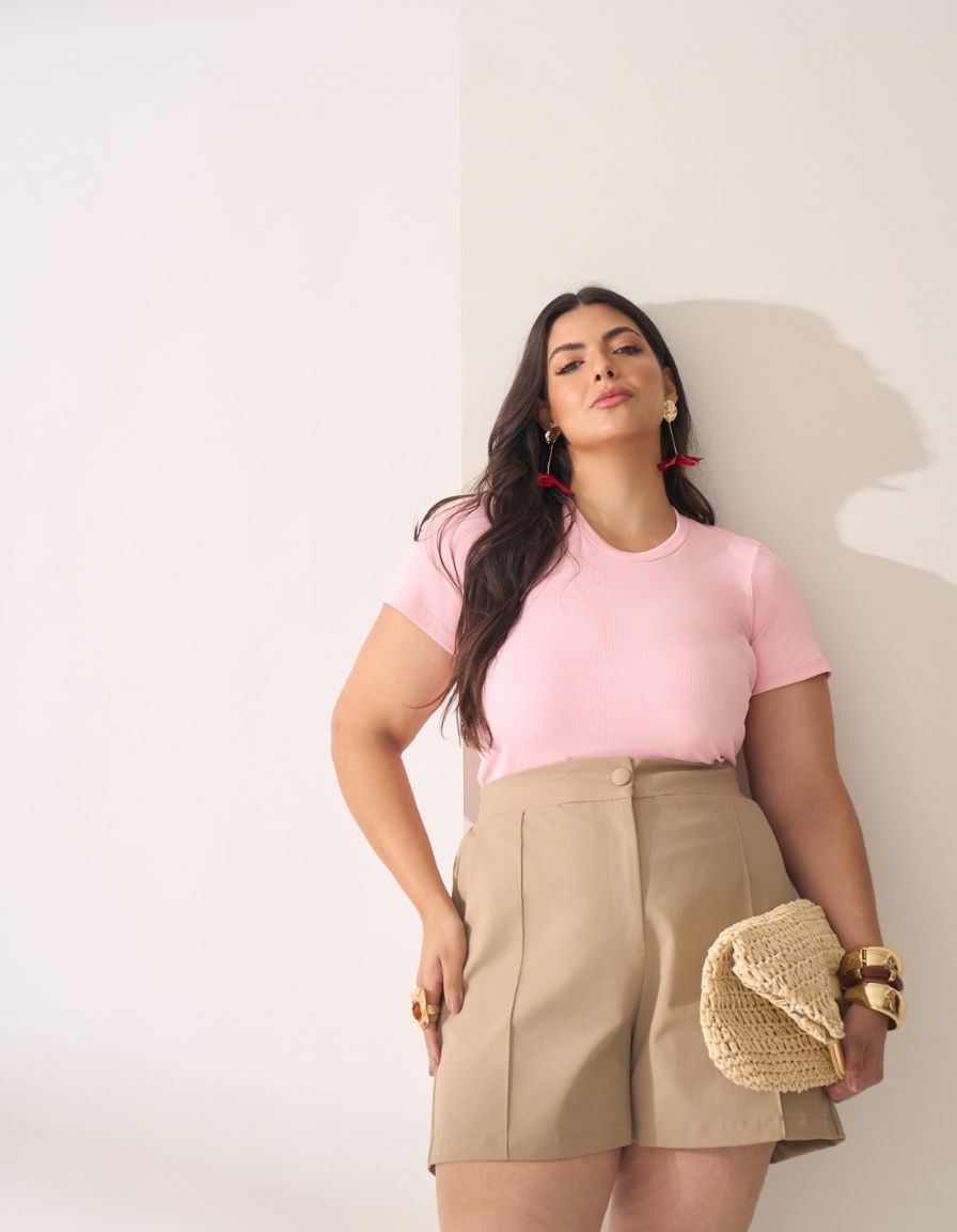 Blusa Baby Look
