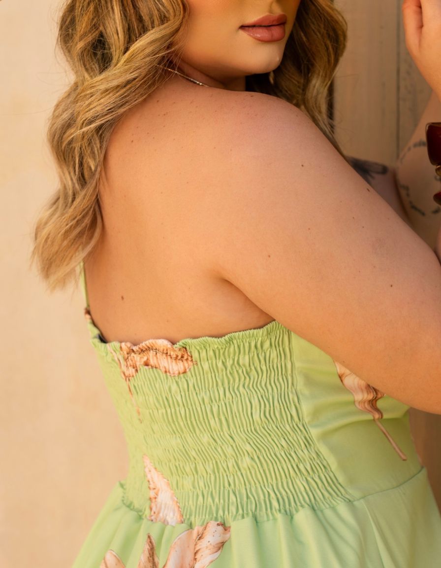 Vestido Folhas