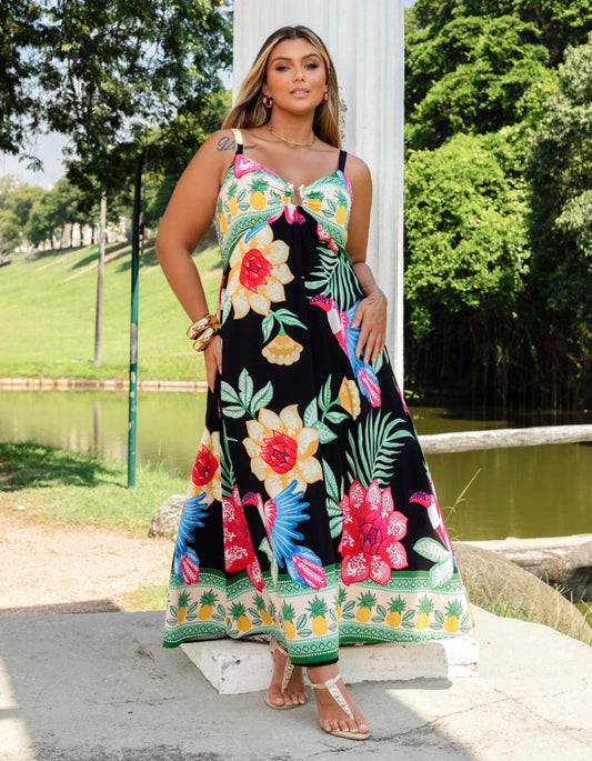 Vestido Camila Preto