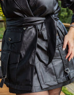 Maxi Blazer Couro
