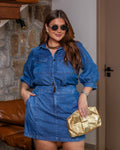 Saia Jeans Recortes