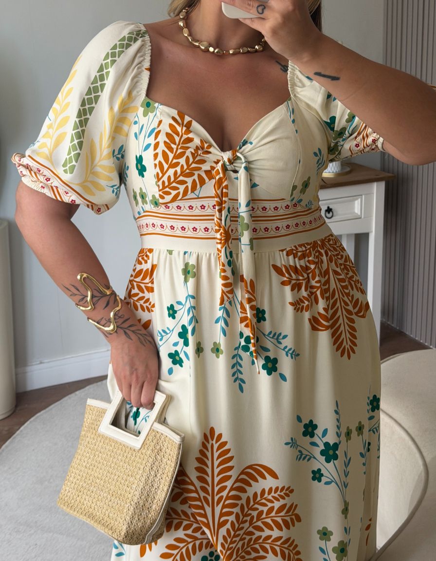 Vestido Musa Laranja