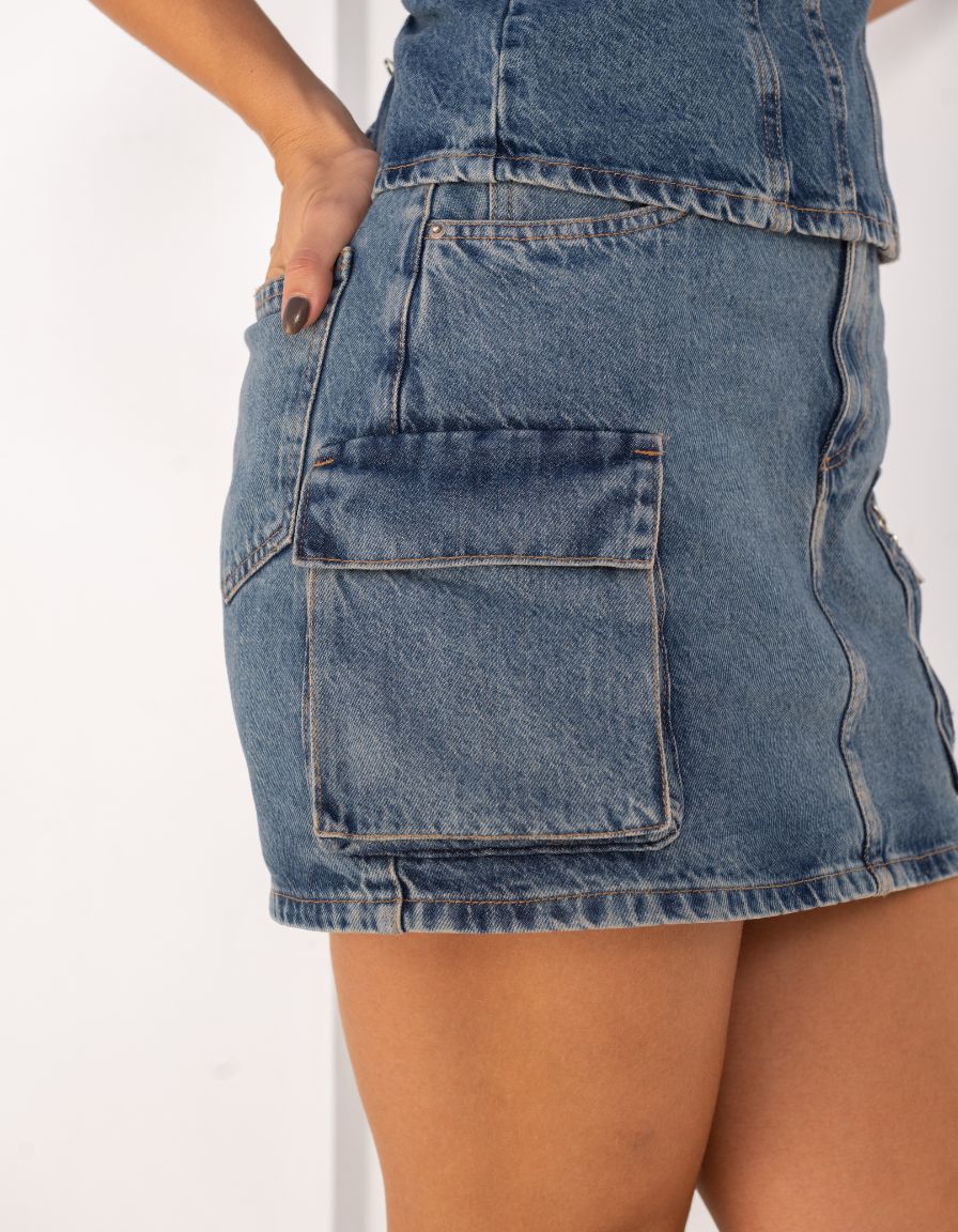 Shorts Saia Cargo Jeans