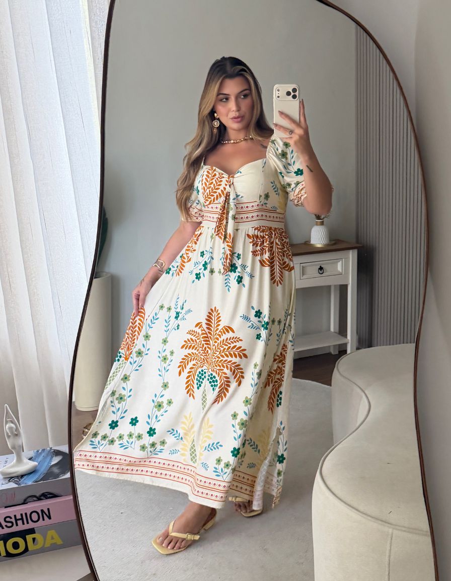 Vestido Musa Laranja