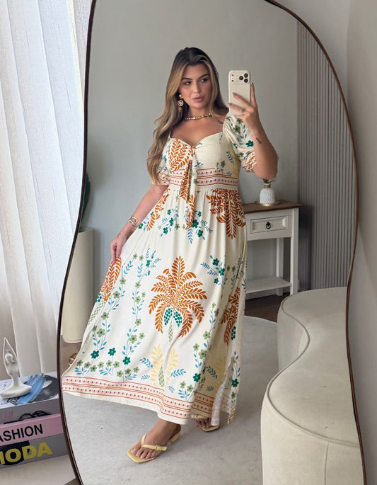 Vestido Musa Laranja