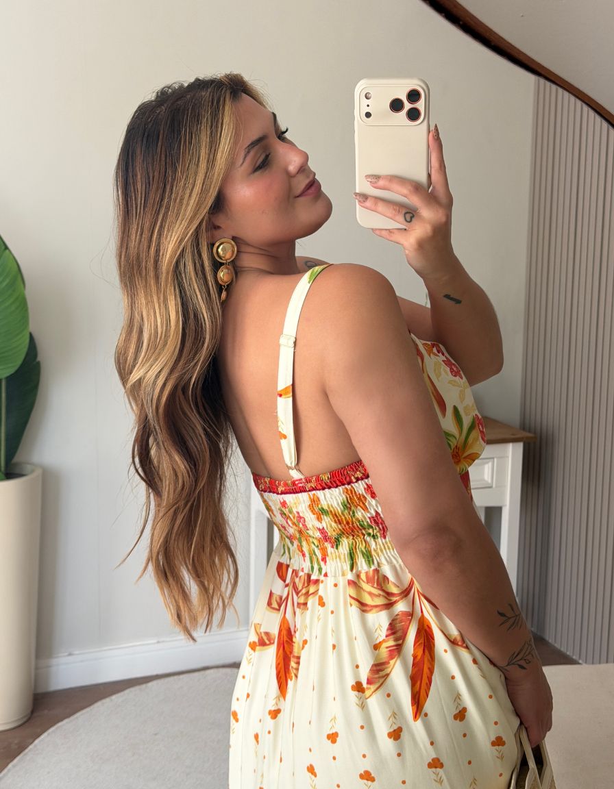 Vestido Maju Laranja