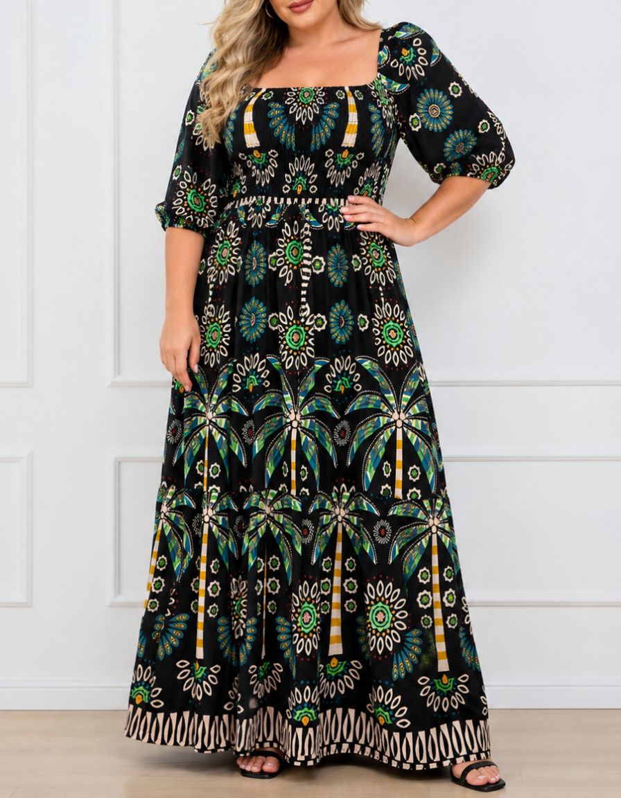 Vestido Square Elastex