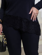Blusa Assimétrica Chantilly