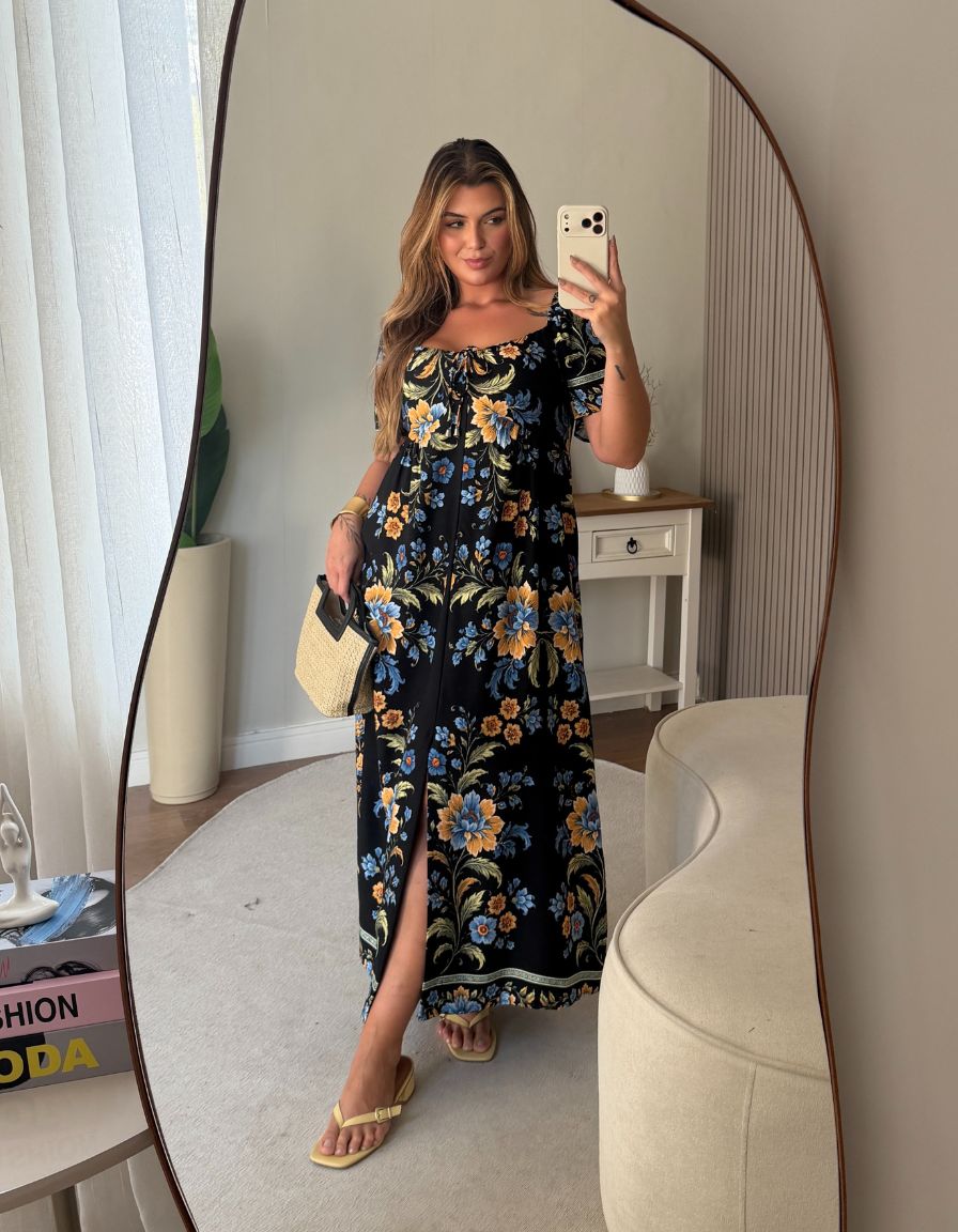 Vestido Ivy Preto
