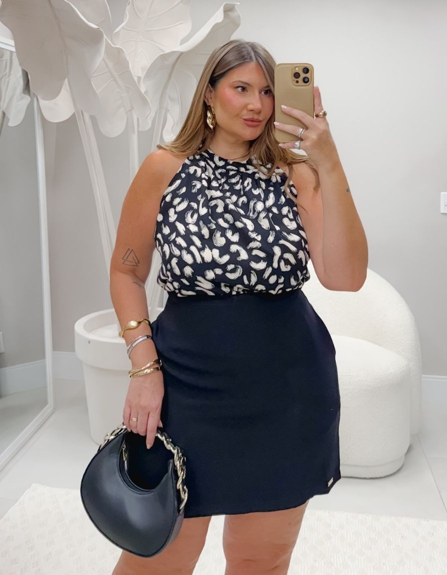 Blusa Áustria Preto