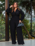 Conjunto Calça Pantalona e Blusa Transpassada