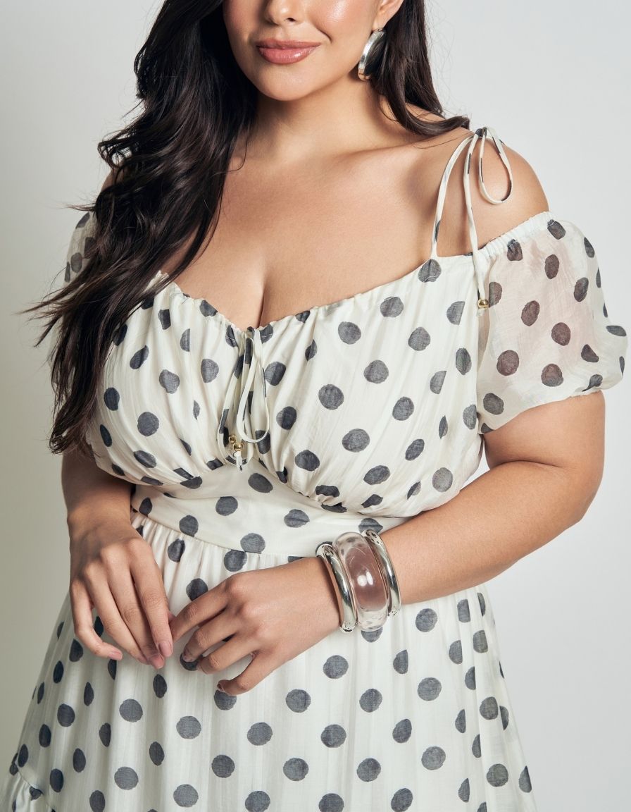Vestido Poá