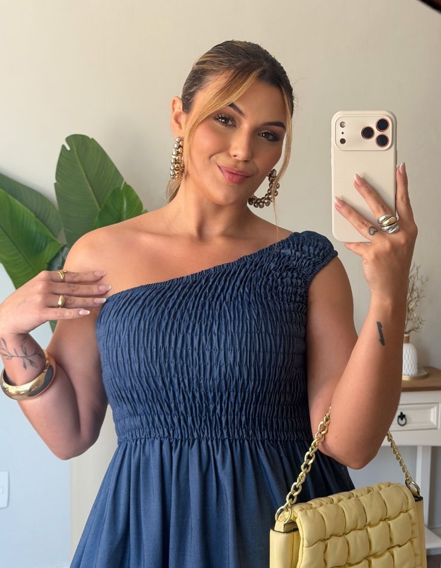 Vestido Carol Nula Manga
