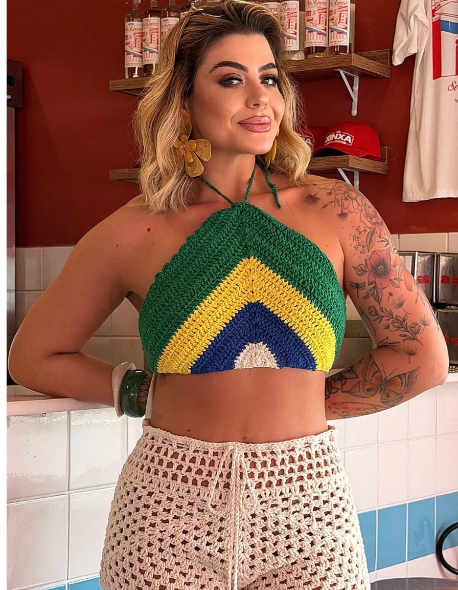 Shorts Crochê