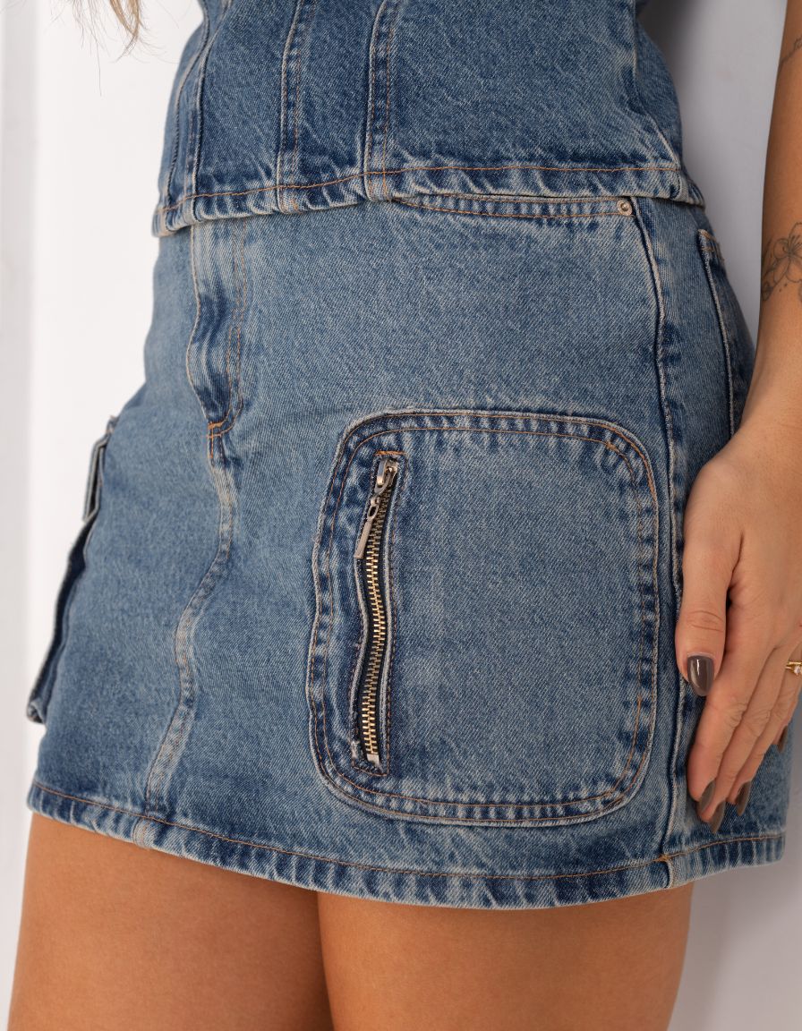 Shorts Saia Cargo Jeans