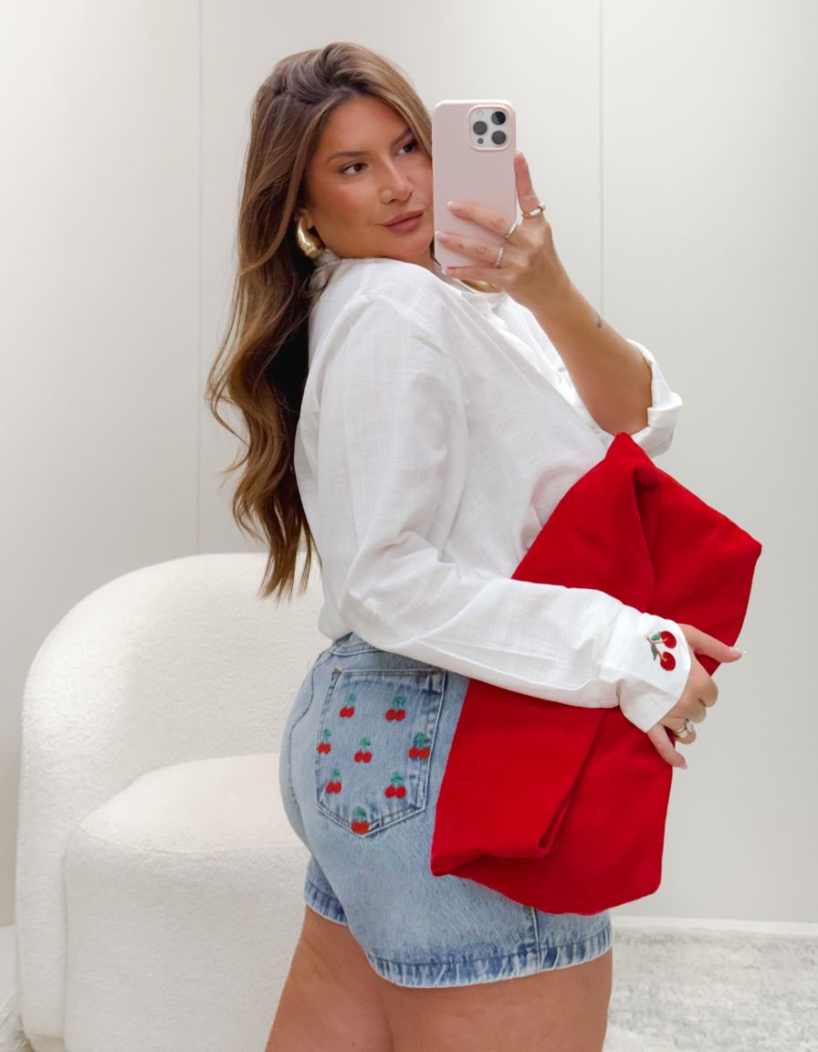 Camisa Charm Cherry