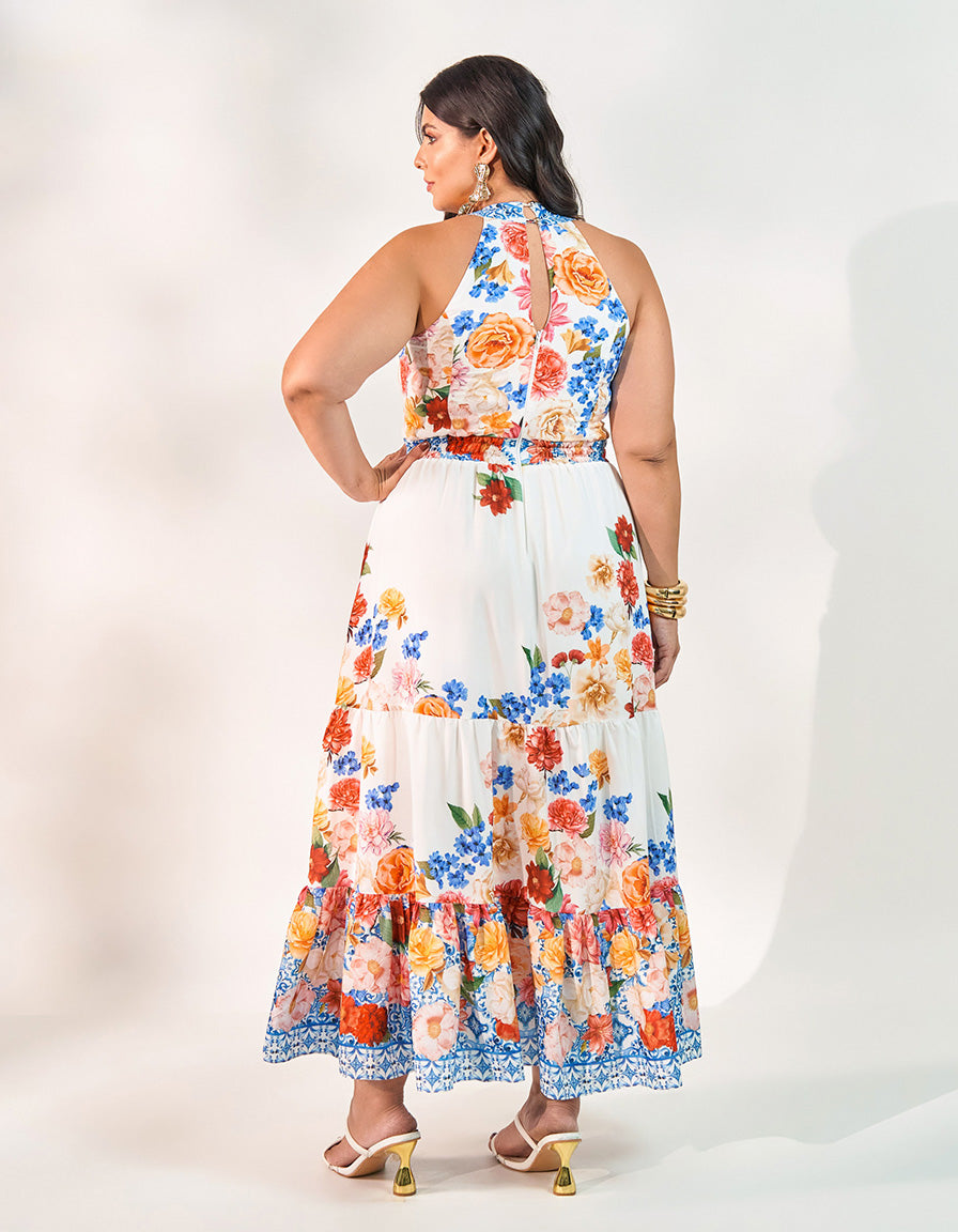 Vestido Midi Floral